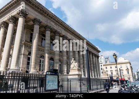 Pariser Börse Börse - Frankreich Stockfoto