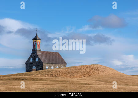 Hvalsneskirkja, Sandgerdi, Reykjanes, Sudurland, Island, Europa Stockfoto