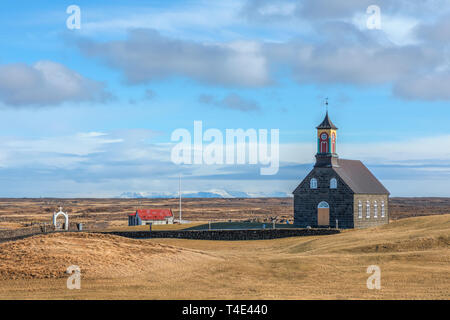 Hvalsneskirkja, Sandgerdi, Reykjanes, Sudurland, Island, Europa Stockfoto