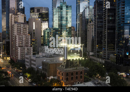 Skyline von Melbourne, Australien Stockfoto