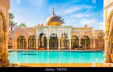 Namaskar Palace, Marrakesch, Marokko - November 15, 2017: namaskar Palace, Luxushotel und Spa in Marrakesch, Marokko Stockfoto