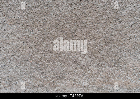 Putzstruktur mit tiefen facture in Grau lackiert Stockfoto