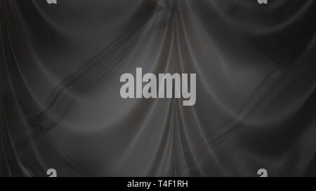 Abstrakte schwarze Vorhänge Textur Stockfoto