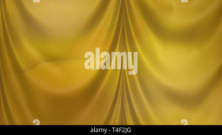 Abstrakte Gold Vorhänge Hintergrund Stockfoto