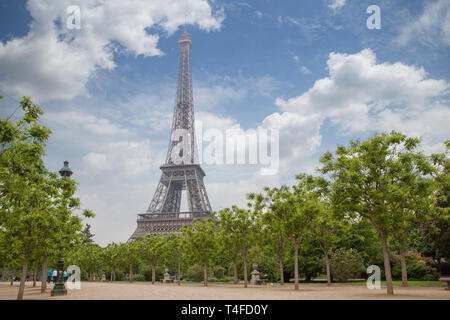 Eiffelturm in Paris. Stockfoto