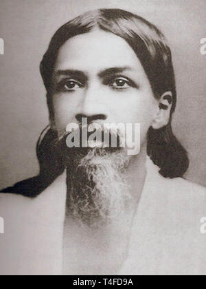 Sri Aurobindo (geb. Aurobindo Ghosh; 15. August 1872 bis 5. Dezember 1950) Eine indische Philosoph war, Yogi, Guru, Dichter, und nationalistischen Stockfoto