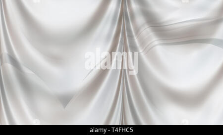 Abstrakte weißen Vorhang Textur Hintergrund Stockfoto