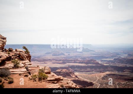 Die unendliche Tal bei Dead Horse Point in Utah Stockfoto