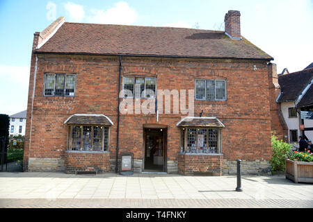 Shakespeare Geschenkartikelladen, Henley Street, Stratford-upon-Avon, Warwickshire Stockfoto