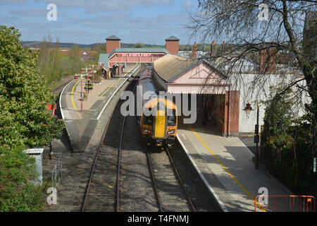 Ralway Station in der Warwickshire Stadt Stratford-upon-Avon Stockfoto