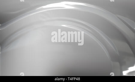 Grau zerknittert Kunststoff Textur Stockfoto