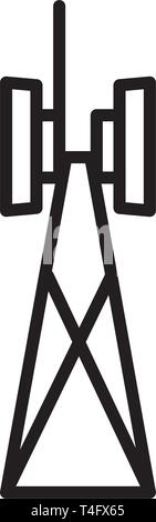 Turm Symbol trendy Stock Vektor