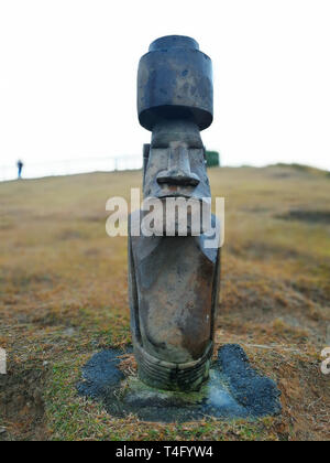 Miyazaki Präfektur Japan Sun Messe Moai statue Theme Park Nichinan Küste Stockfoto