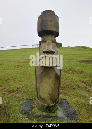 Miyazaki Präfektur Japan Sun Messe Moai statue Theme Park Nichinan Küste Stockfoto