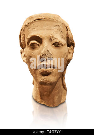 Statue Portrait Kopf der Nofretete. /Portratkopfe des Konigspaares Nofretete. /Ägypten 18. Dynastie (1340 v. Chr.) Berlin Neues Museum Kat.-Nr.: BIN 21348. Stockfoto