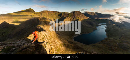 Sonnenaufgang über dem Snowdonia National Park Stockfoto