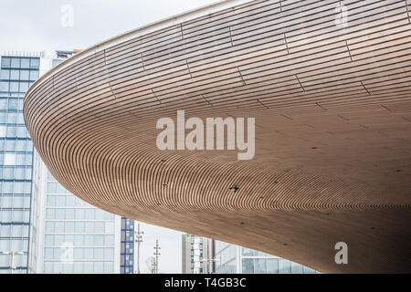 London Aquatics Centre, Queen Elizabeth Olympic Park, Stratford, London, England, Vereinigtes Königreich. Stockfoto