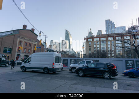 2015, National Geographic namens St Lawrence Markt in Toronto "World's Best Food Market". Es ist in der Altstadt und ein Muss, wenn Sie die Website besuchen. Stockfoto