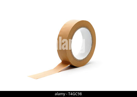 Farbigem Klebeband, Klebeband isoliert, Klebstoffe, Zubehör für zu Hause und bei der Arbeit Gebäude Repair Tool. Stockfoto