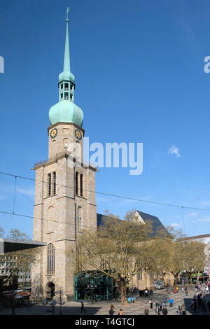 Reinoldikirche, Kirche St. Reinoldi, Dortmund, Ruhrgebiet, Nordrhein-Westfalen, Deutschland, Stockfoto