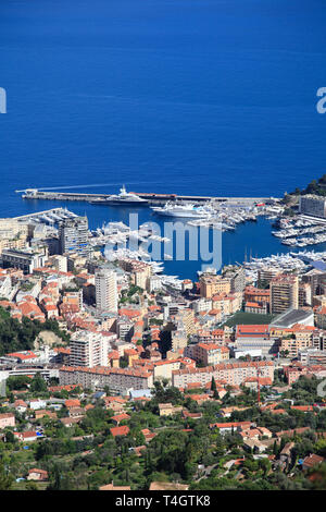 Monaco, Port Hercules, Cote d'Azur, Mittelmeer, Europa Stockfoto