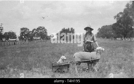 Das Leben in Australien Vintage-Foto Stockfoto