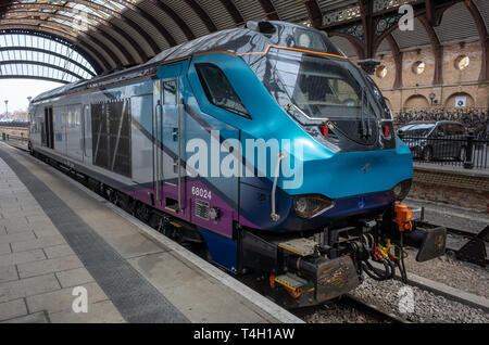 Traspennine Express Klasse 68 Stockfoto