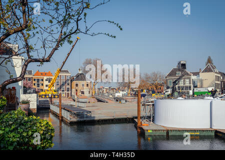 Dordrecht, Niederlande - 15 April, 2019: Arbeiten auf der Bühne auf die Leistung der Leidenschaft. Leidenschaft ist die moderne Übersetzung der letzten Stunden o Stockfoto