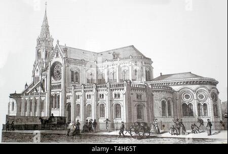 Bild im Zusammenhang mit der Kathedrale Notre Dame Stockfoto