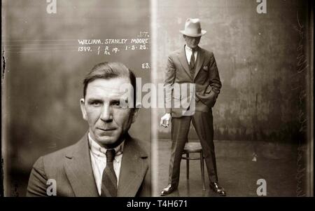 William Stanley Moore vintage Gangster Foto (verbindlich) Stockfoto