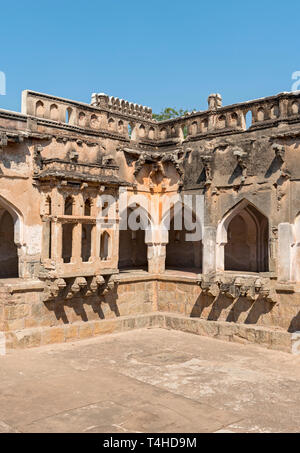 Queen's Badewanne, Hampi, Indien Stockfoto