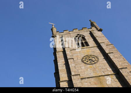 Die Pfarrkirche St. Ia die Jungfrau, St Ives, Cornwall Stockfoto