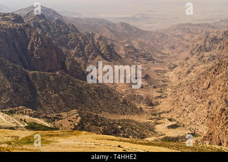 Dana Biosphärenreservat, Jordanien Stockfoto