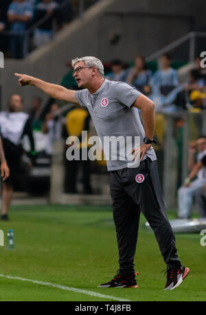 RS - Porto Alegre - 04/17/2019 - Gaucho2019, Gremio x Internacional - odair Hellmann Internacional während der Match gegen die Gilde der Arena Arena der Gilde für die Meisterschaft 2019. Foto: jeferson Guareze/AGIF Stockfoto