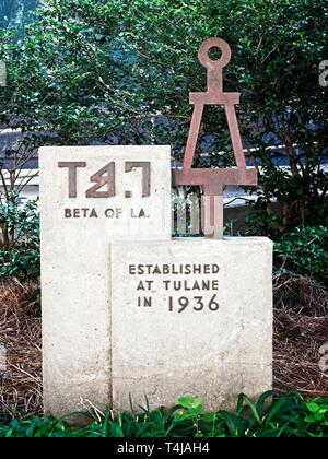 New Orleans, LA USA - 05/09/2018-Beta von LA Tulane University Campus Anmelden Stockfoto