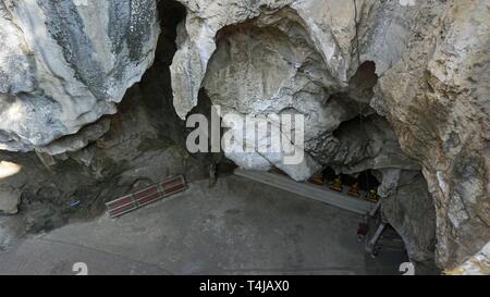 Buddha Höhle Khao lunag in phetchaburi Thailand Stockfoto