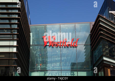 Westfield Shopping Centre, London, England, Vereinigtes Königreich. Stockfoto