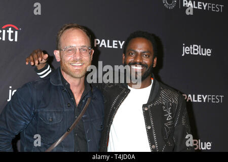 PaleyFest - "Gnade und Frankie" Veranstaltung im Dolby Theatre am 16. März 2019 in Los Angeles, CA mit: Ethan Embry, Baron Vaughn Wo: Los Angeles, Kalifornien, Vereinigte Staaten, wenn: 16 Mar 2019 Credit: Nicky Nelson/WENN.com Stockfoto