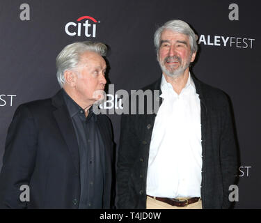 PaleyFest - "Gnade und Frankie" Veranstaltung im Dolby Theatre am 16. März 2019 in Los Angeles, CA Mit: Martin Sheen, Sam Waterston, Wo: Los Angeles, Kalifornien, Vereinigte Staaten, wenn: 16 Mar 2019 Credit: Nicky Nelson/WENN.com Stockfoto