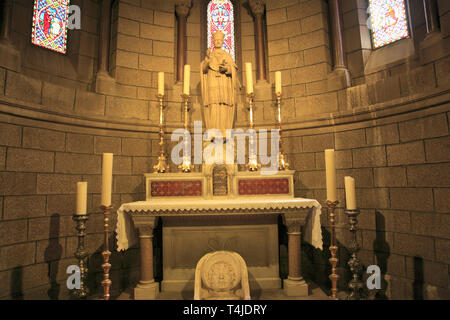 Die St.-Nikolaus-Kirche, Monaco Kathedrale, Monaco-Ville, Altstadt, Le Rocher, der Fels, Monaco, Côte d Azur, Europa Stockfoto