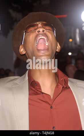 LOS ANGELES, Ca. Juli 07, 2004: Schauspieler Will Smith bei der Weltpremiere in Los Angeles, der seinem neuen Film I, Robot. Stockfoto