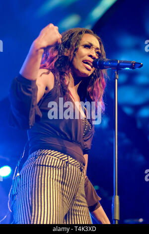 Beverley Knight am Cheltenham Jazz Festival, England durchführen, 30. April 2016 Stockfoto