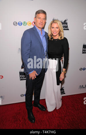 NEW YORK, NY - 16. April: Mike Witherill (L) die New Yorker Premiere von Tuck' an Crosby Street Hotel am 16. April 2019 in New York City besucht. Stockfoto