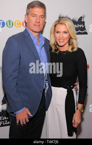 NEW YORK, NY - 16. April: Mike Witherill (L) die New Yorker Premiere von Tuck' an Crosby Street Hotel am 16. April 2019 in New York City besucht. Stockfoto
