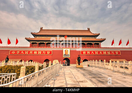 Platz des himmlischen Friedens in Beijing Stockfoto