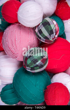 Fabric Kugeln close-up Stockfoto