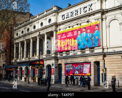 Das Garrick Theatre im Londoner West End Theatre District, 1889 eröffnet und nach dem Stadium Schauspieler David Garrick benannt. Grad II aufgeführt. Stockfoto