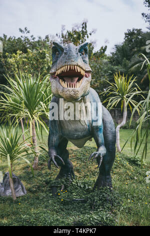 Tyrannosaurus - prähistorische Epoche der Dinosaurier. Adventure Park. Stockfoto