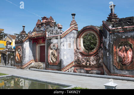 Die Ba Mu Temple Gate Hoi An Vietnam Stockfoto