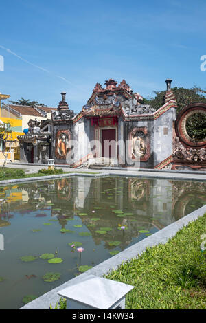 Die Ba Mu Temple Gate Hoi An Vietnam Stockfoto